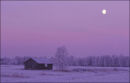 Dawn moon Finland